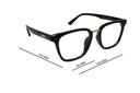 SPECSRAY EYEGLASSES SQUARE  FULL RIM TR SHEET