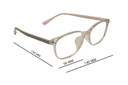 SPECSRAY EYEGLASSES RECTANGLE  FULL RIM TR SHEET