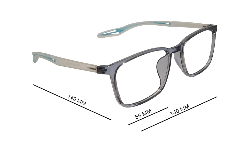 SPECSRAY EYEGLASSES SQUARE  FULL RIM TR SHEET