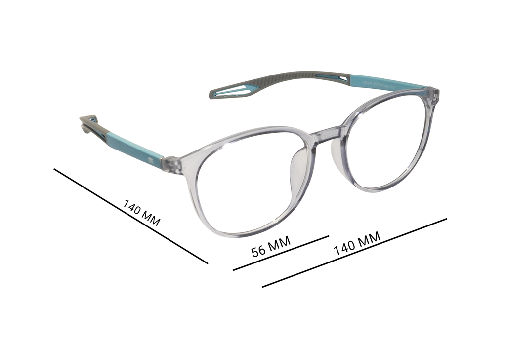 SPECSRAY EYEGLASSES ROUND  FULL RIM TR SHEET