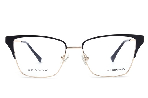 SpecsRay Full Rim Metal Cateye (Golden) [2218] [1372]