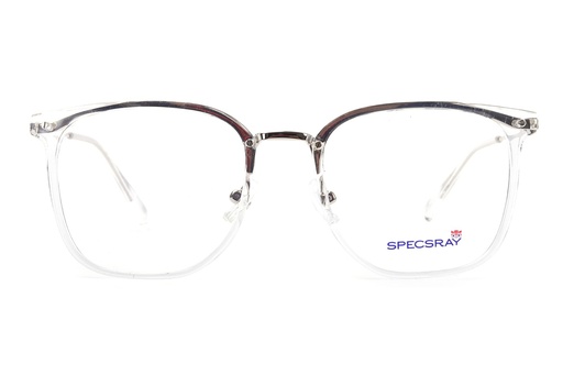 SpecsRay Square Full Rim (Transparent Silver) [TQ1514] [1111]
