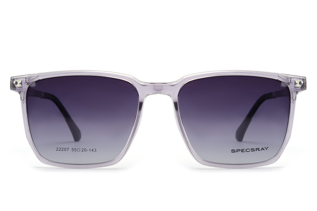 SpecsRay Square Sheet Full Rim clip-on eyeglass