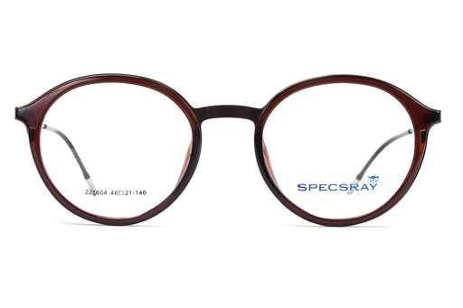 SpecsRay Full Rim Round (Brown) [221604] [1240]