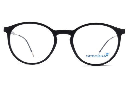 SpecsRay Full Rim Round (Matt Black) [221239] [1248]
