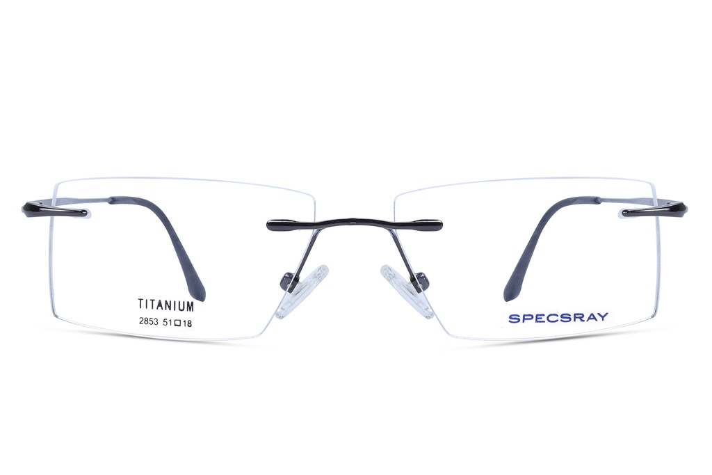 SpecsRay Rim Less Titanium Rectangle
