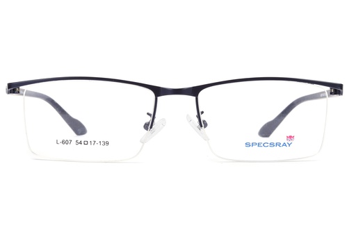 [1149] SpecsRay Half Rim Rectangle